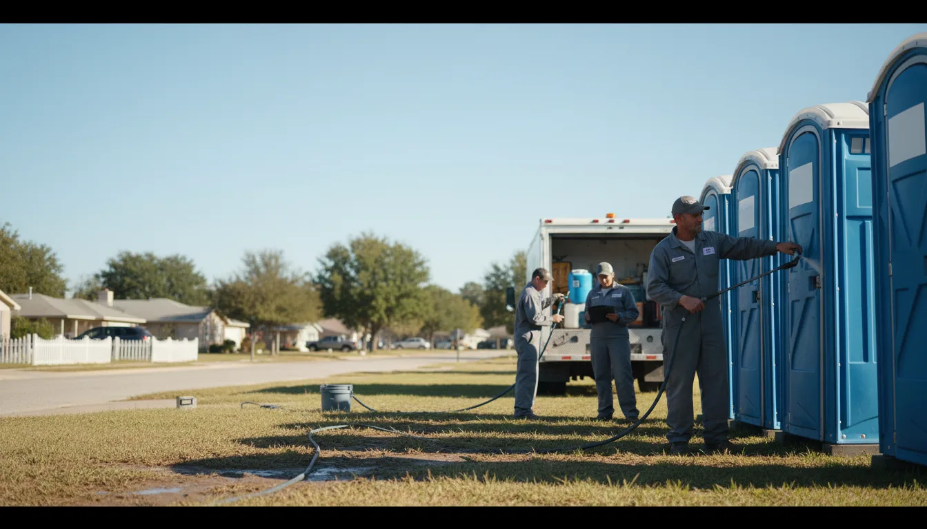 Long-Term Portable Toilet Rental in Columbus City, IA near me